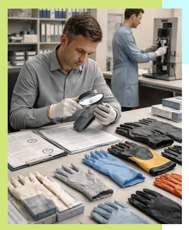 Сертификация перчаток и средств защиты продукции в Борзе