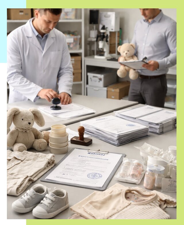 Сертификация детских товаров в Борзе от 15452 р. | Алешин-Бря