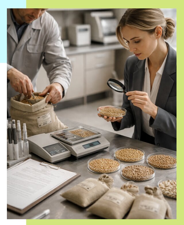 Сертификация зерна в Борзе по цене от 15452 р. | Алешин-Бря