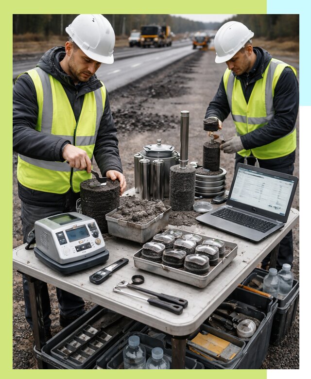 Сертификация асфальта: испытания и подтверждение в Борзе