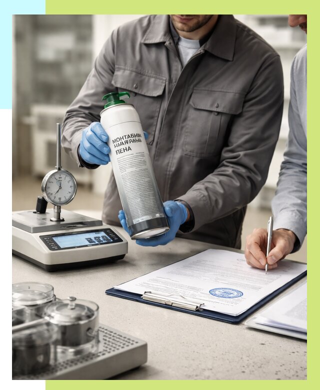 Сертификация монтажной пены в Борзе от 15452 р. | Алешин-Бря