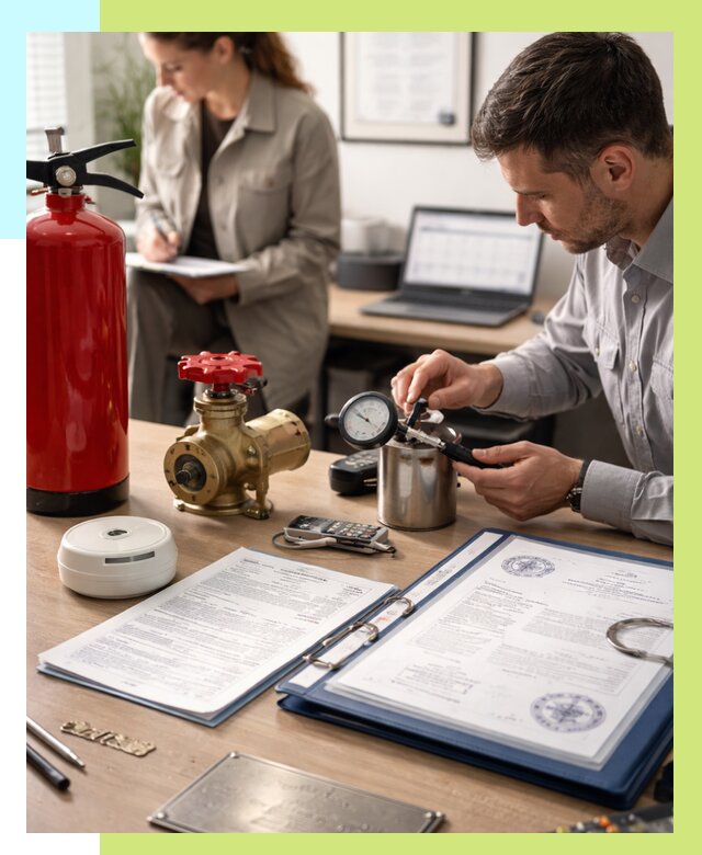 Сертификация пожарного оборудования в Борзе от 15452 р.|Алешин-Бря