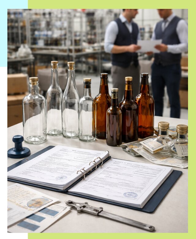 Сертификация стеклянных бутылок в Борзе от 25753 р. | Алешин-Бря