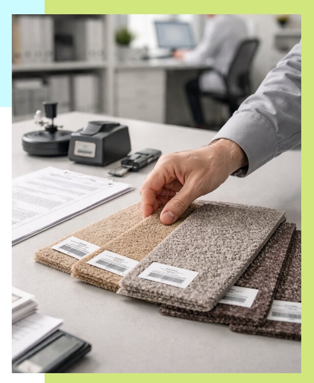 Сертификация ковролина в Борзе от 15452 р., Алешин-Бря