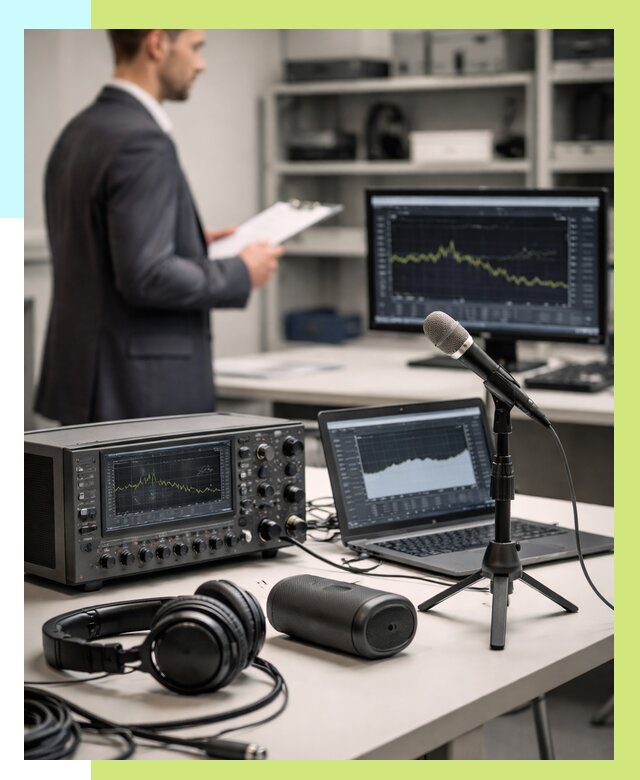 Сертификация аудиотехники в Борзе от 15452 р., Алешин-Бря