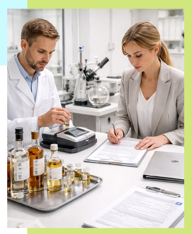 Заключение о спиртосодержании в Борзе, от 5151 р., Алешин-Бря