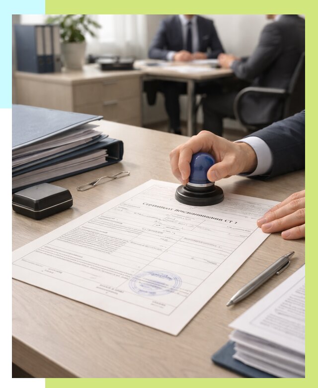 Сертификат происхождения СТ 1 в Борзе от 4635 р. | Алешин-Бря