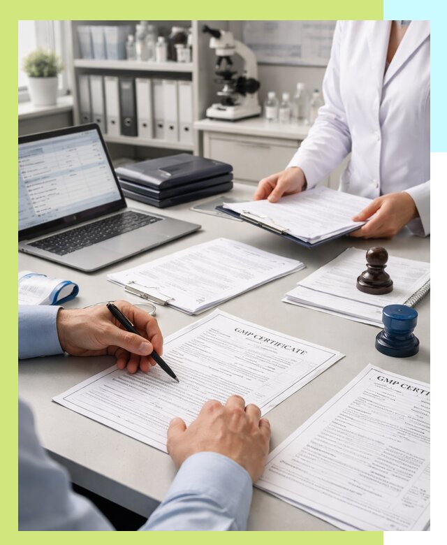 Оформление сертификата GMP в Борзе для фармпроизводства