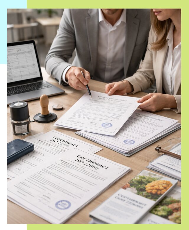 Сертификат ISO 22000 в Борзе от 41204 р. под ключ | Алешин-Бря