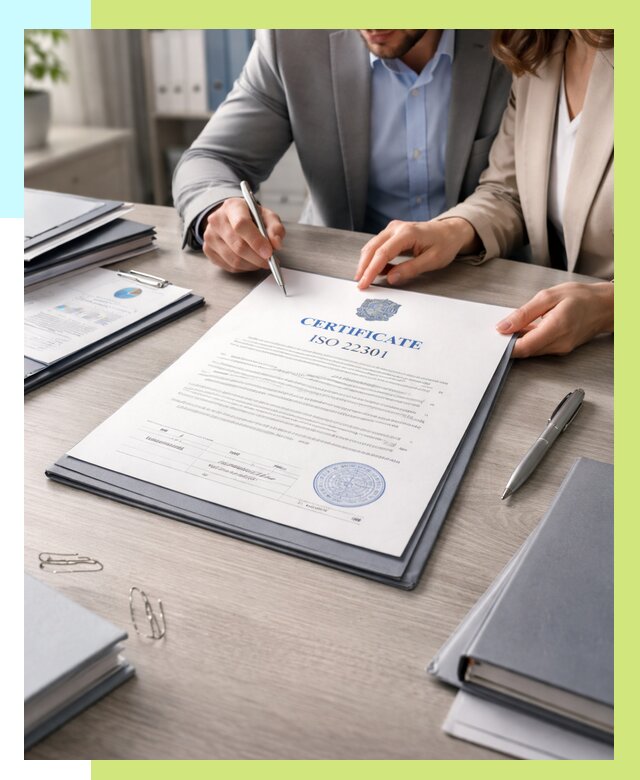 Сертификат ISO 22301 в Борзе от 46355 р. | Алешин-Бря срочно