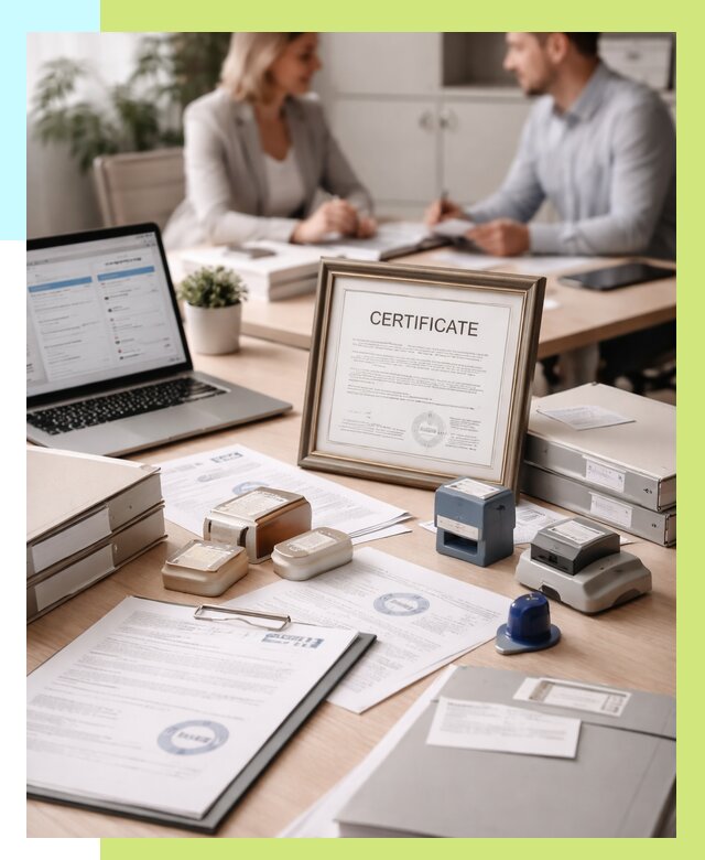 Сертификация компании в Борзе от 46355 р. | Алешин-Бря — заказ